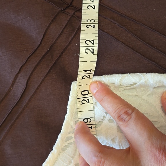 Van Heusen white lace sleeveless blouse. Women's L - Picture 8 of 9